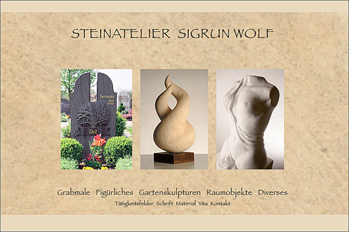 Link zu: Steinatelier Sigrun Wolf